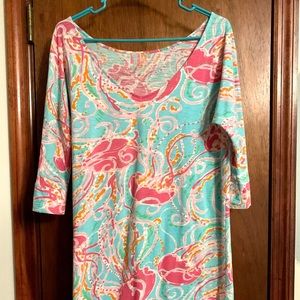 Lilly Pulitzer “Jellies be Jammin” dress.